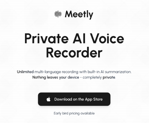 Meetly secure recording app for therapists